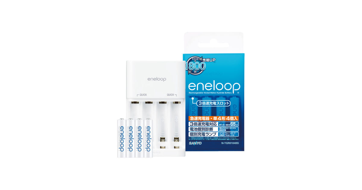 新品✨SANYO✨エネループ✨ルージュ✨限定モデル✨単4形＋単3形✨ピンク Amazon | SANYO NEW eneloop 単3形4本 HR-3UTGB-4 | 三洋電機