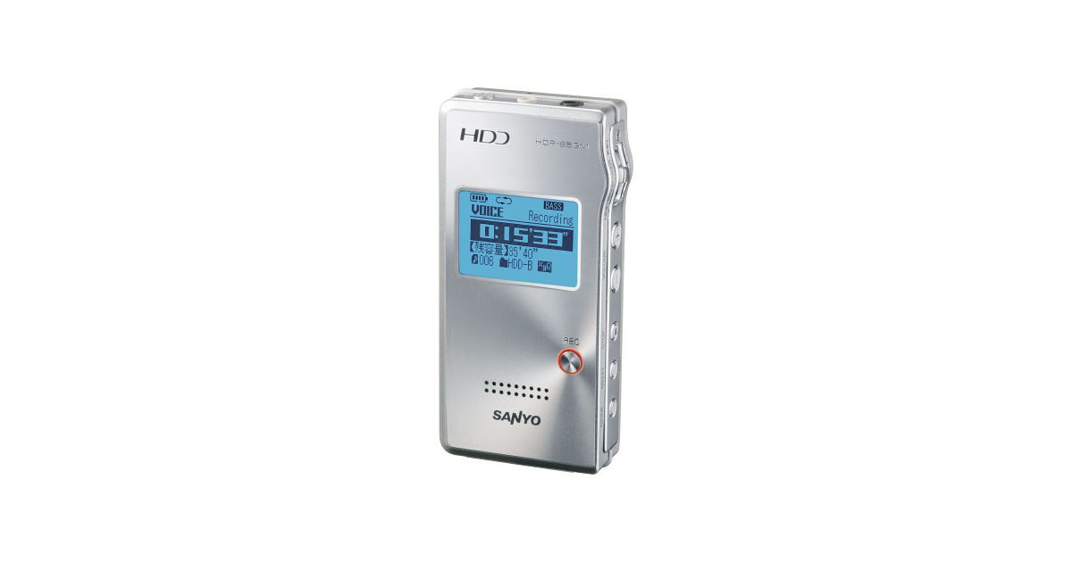 SANYO DIPLY TALK HDR-B5GM icレコーダーで唯一HDD 【公式通販】