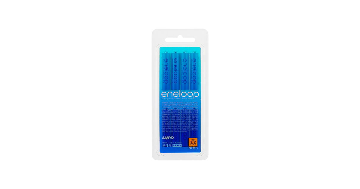 HR-4UTG-8BP 概要 - eneloop：充電式ニッケル水素電池（単4形