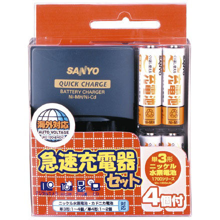 N-M5400S 概要 - 単3形／単4形兼用急速充電器セット | エネループ