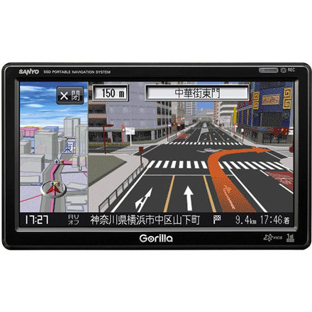 SANYO NV-SD630DT ポータブルカーナビ 8GB SSD NV-SD630DTA 概要 - ワンセグチューナー内蔵 SSDポータブル