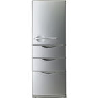 SANYO ステンレス冷蔵庫 片開き 概要 4ドア冷凍冷蔵庫（左開きタイプ） SR-361TL(S) | 冷蔵庫