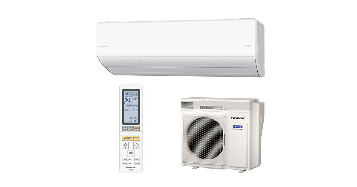 Panasonic エアコン 本体 CS-LX223D-W CS-LX223D 概要 - インバーター冷暖房除湿タイプ ルームエアコン