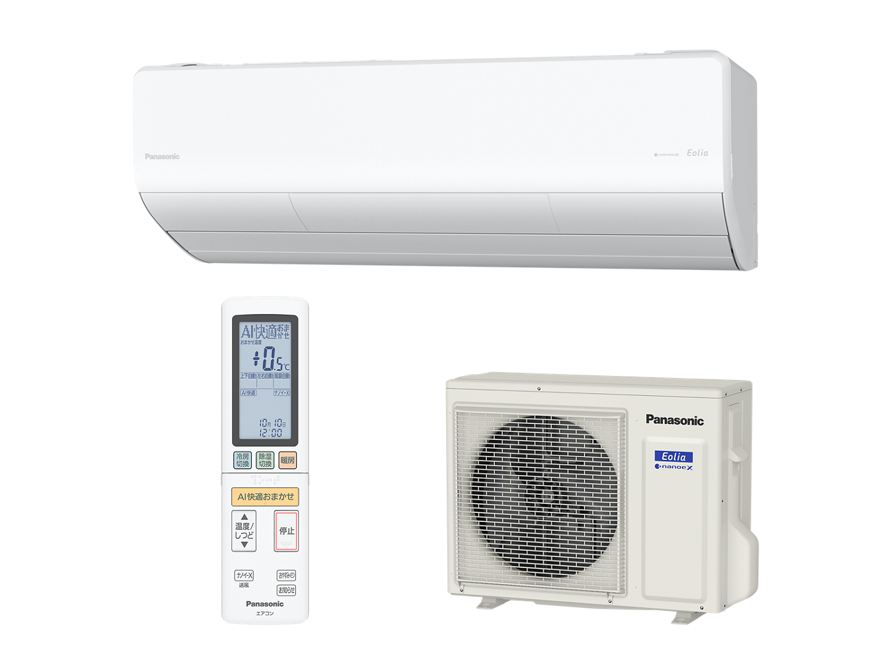 概要 インバーター冷暖房除湿タイプ ルームエアコン CS-285DHX2 概要 インバーター冷暖房除湿タイプ ルームエアコン CS-285DHX2