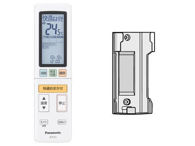 中古】Panasonic リモコン（リモコンホルダー付き） CWA75C4657X