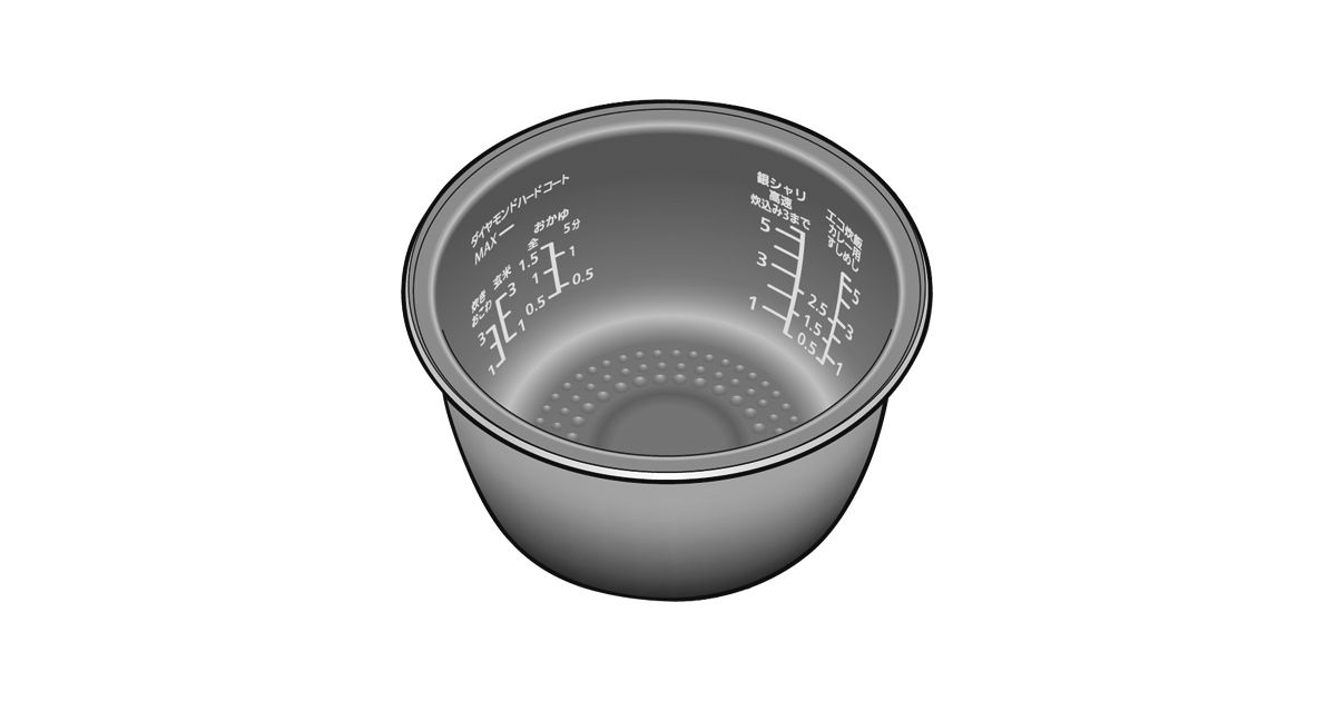 概要 内釜 ARE50-K13 | 消耗品・別売品 | Panasonic