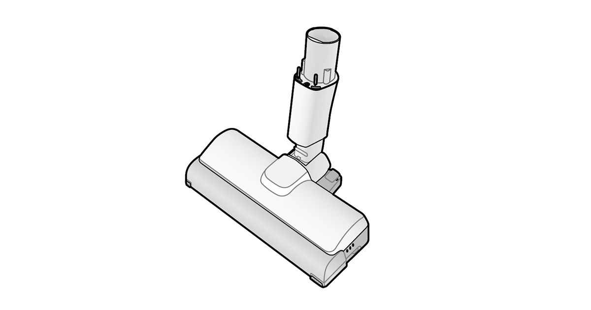 パナソニック　掃除機　床用ノズル　AVV85P-U90W ホワイト AVV85P-U90K 概要 - 床用ノズル(グレー用) | 消耗品・別売品 | Panasonic