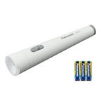 【新品】Panasonic 懐中電灯　BF-BS01 概要 LED強力ライト（白） BF-BS01P-W | LEDライト（懐中電灯