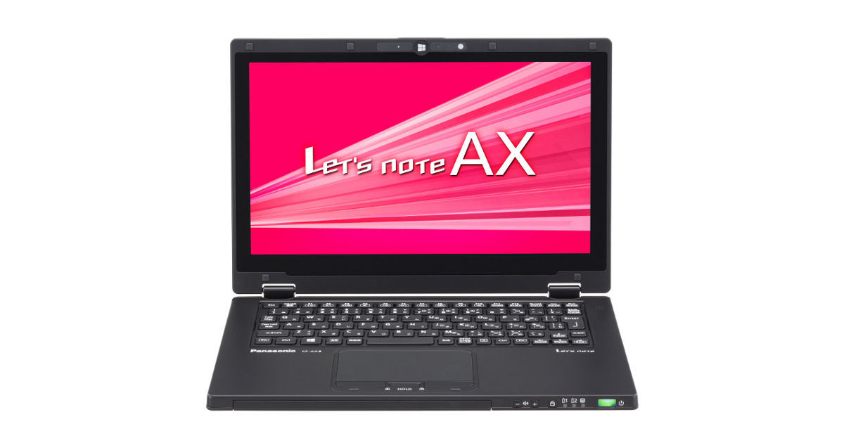 概要 ノートパソコン（Core i7、ブラックモデル） CF-AX3WETBR