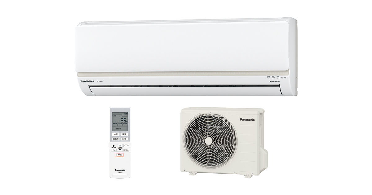 Panasonic ルームエアコン CS-40HE2E6 18年製 概要 インバーター冷暖房除湿タイプ ルームエアコン CS-X282D