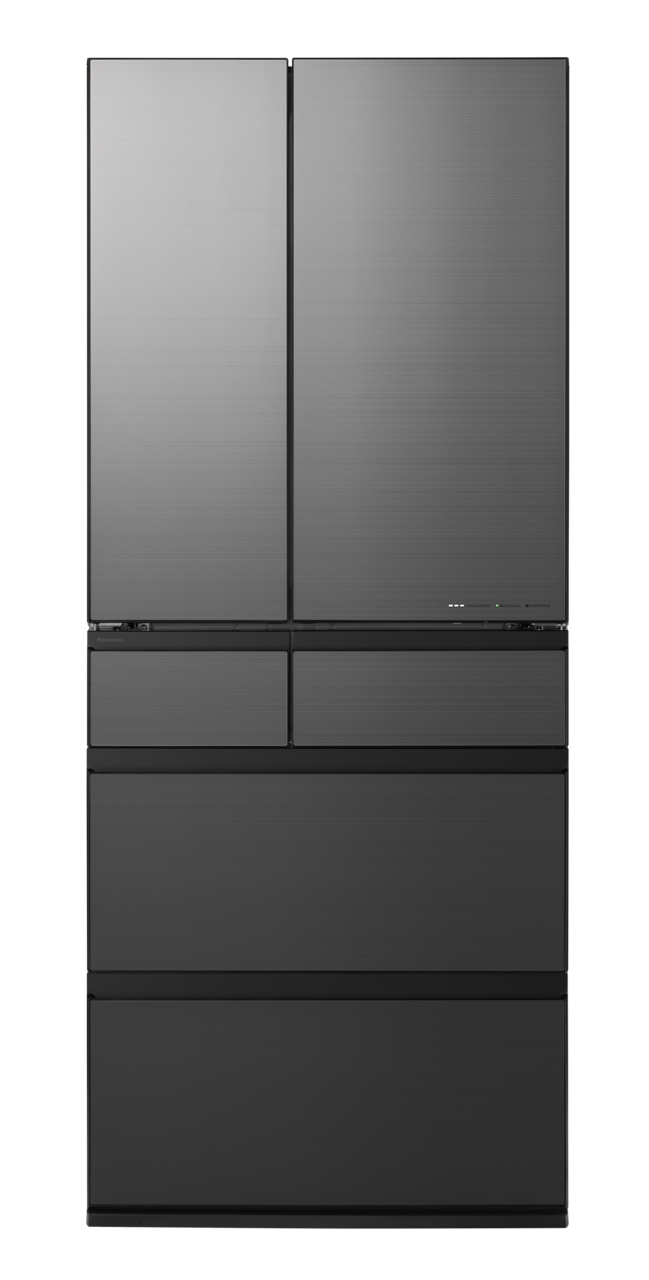 Panasonic 6ドア冷蔵庫 パナソニック 冷蔵庫 650L 観音開き 6ドア 幅75cm 霜つき抑制冷凍 W