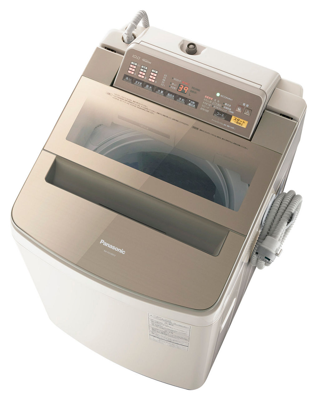 概要 全自動洗濯機 NA-FA100H3 | 洗濯機・衣類乾燥機 | Panasonic 