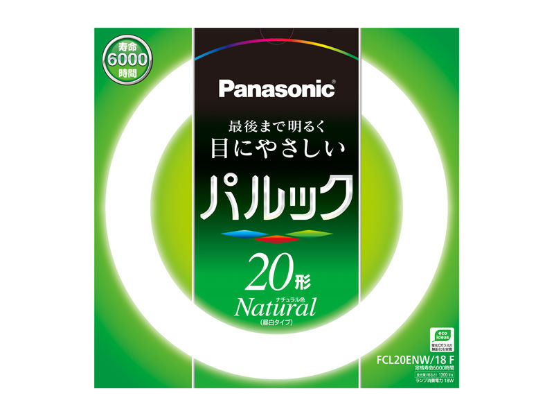 概要 パルック蛍光灯 20形 ナチュラル色 FCL20ENW18F | LED電球
