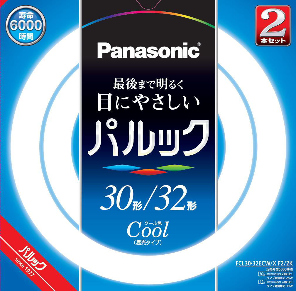 FCL3032ECWXF22K 概要 - パルック蛍光灯 30+32W クール色 | LED電球