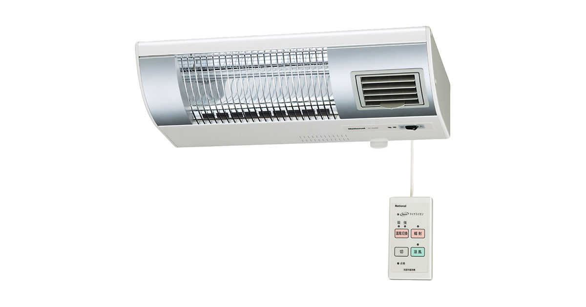 値下げ！【未使用品】ナショナル　脱衣所暖房機（温風付き）　FE-12J3W FE-12J3W-W?wid=1200&hei=630