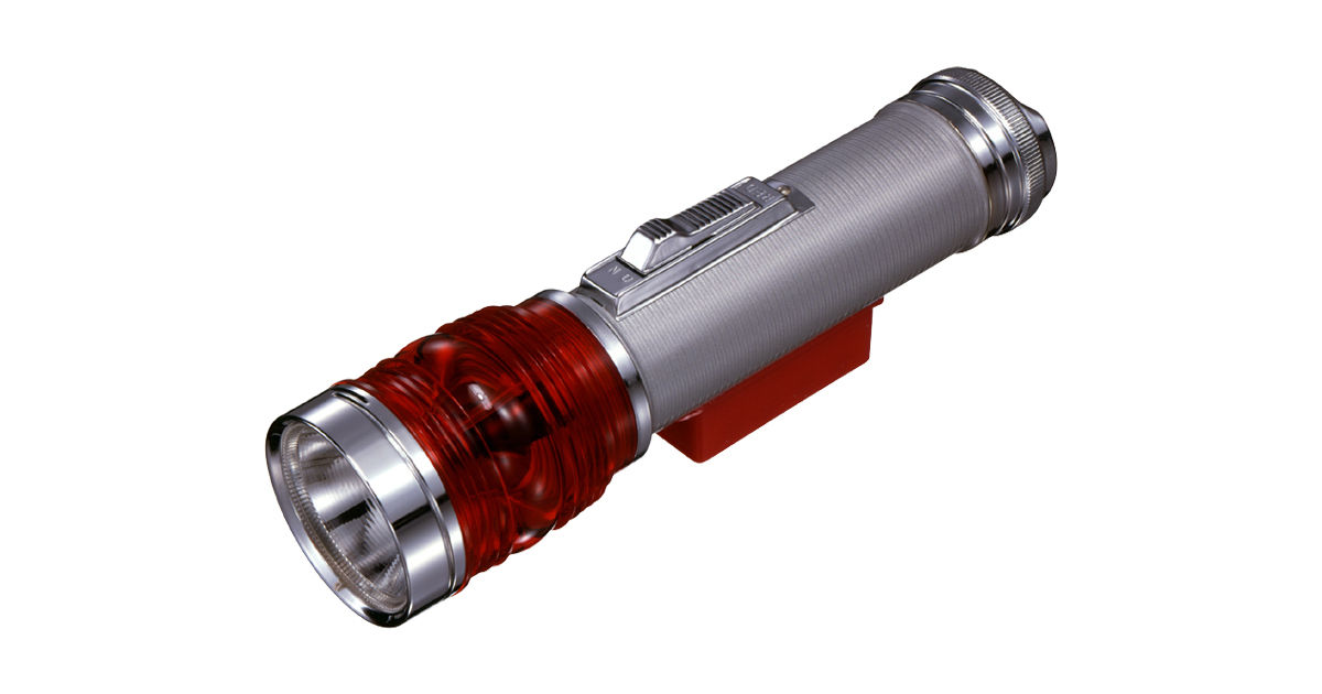 FF-143MF 概要 - 磁力付非常信号灯（単1電池2個用） | LEDライト
