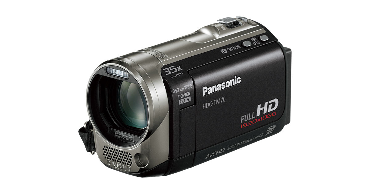 概要 デジタルハイビジョンビデオカメラ HDC-TM70 | デジタルビデオカメラ | Panasonic