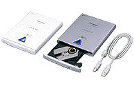 希少価値　パナソニック　ポータブルCD-R/RWドライブ　KXL-RW20AN KXL-CB20AN 概要 - DVD－ROM＆CD－R／RWドライブ