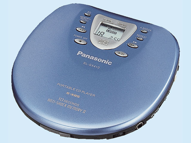 パナソニック ポータブル CDプレーヤーPanasonic SL-SX482 湿し