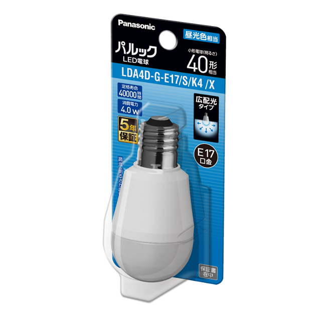 購入 パルック LED電球 4.0W ブリスター（昼光色相当
