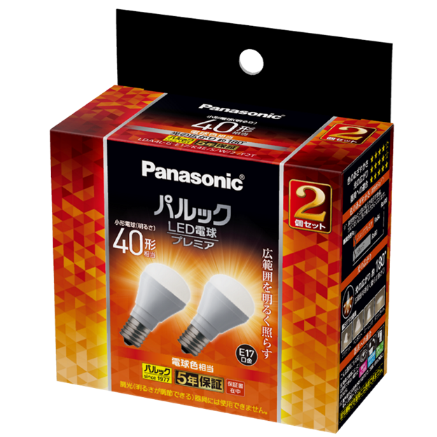LDA4LGE17K4ESW2F2T 購入 - パルック LED電球 プレミア 4.2W 2個入