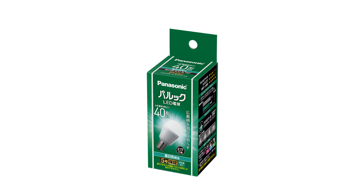 LDA4NGE17SK4 概要 - パルック LED電球 4.0W（昼白色相当） | LED電球
