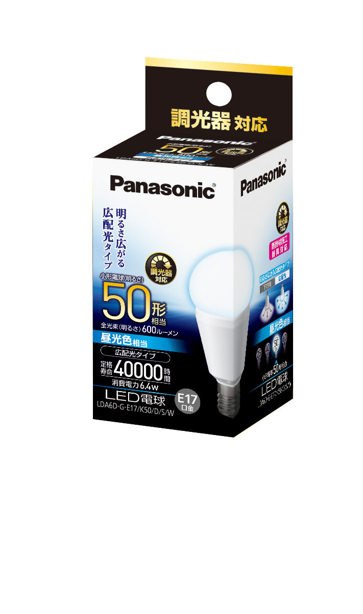 パナソニック ミニクリプトン型直径17mm昼光色 LDA6DGE17K50DSW 楽天市場】パナソニック ミニクリプトン型 LED電球 口金直径17mm