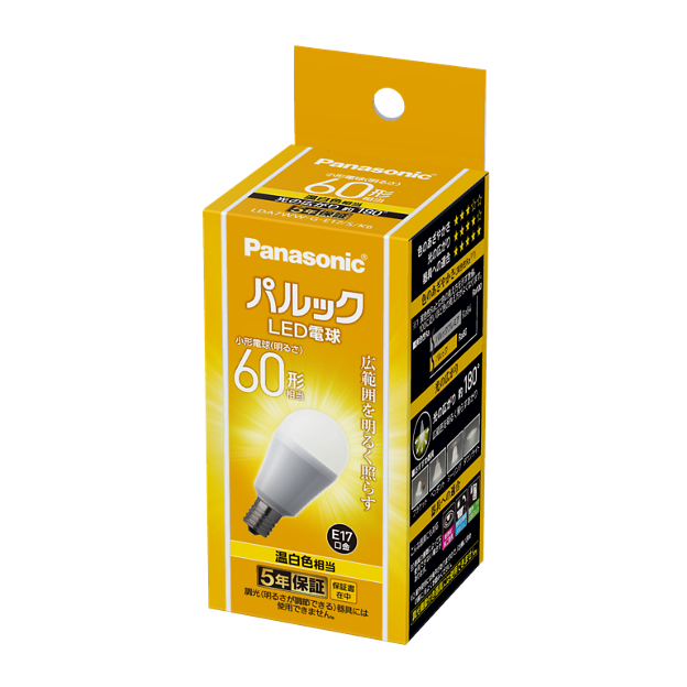 LDA7WWGE17SK6 購入 - パルック LED電球 7.1W（温白色相当） | LED電球