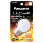 概要 LED装飾電球 0.9W(電球色相当) LDG1LGW | LED電球・蛍光灯