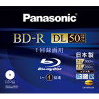 概要 録画用4倍速ブルーレイディスク片面2層50GB(追記型)単品