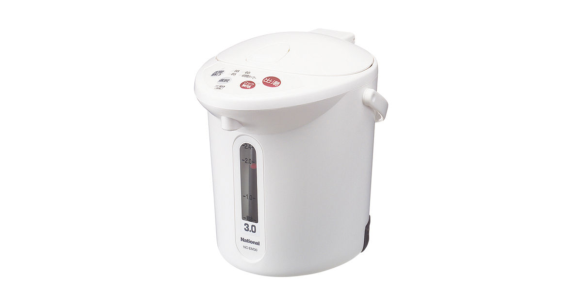 ナショナル　電気　ジャーポット　NC-270 クリアピンク　レトロ　ポット ナショナル 電気 ジャーポット NC-270 クリアピンク レトロ