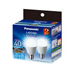 概要 LED電球 4.0W 2個セット（昼光色相当） LDA4DGE17ESW2T
