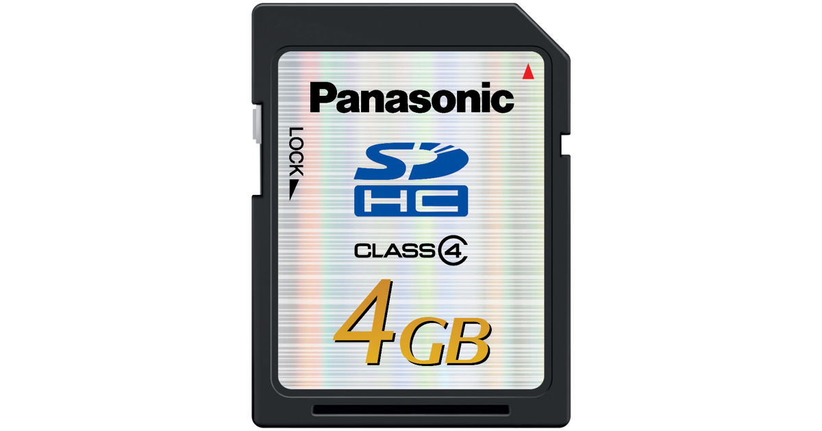 RP-SDM04GJ1K 概要 - 4GB SDHCメモリーカード | アクセサリー