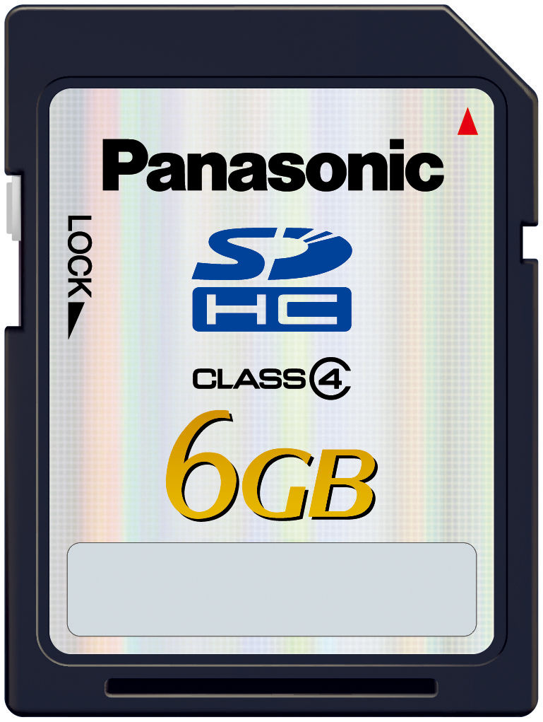 概要 6GB SDHCメモリーカード RP-SDM06GL1K | アクセサリー | Panasonic
