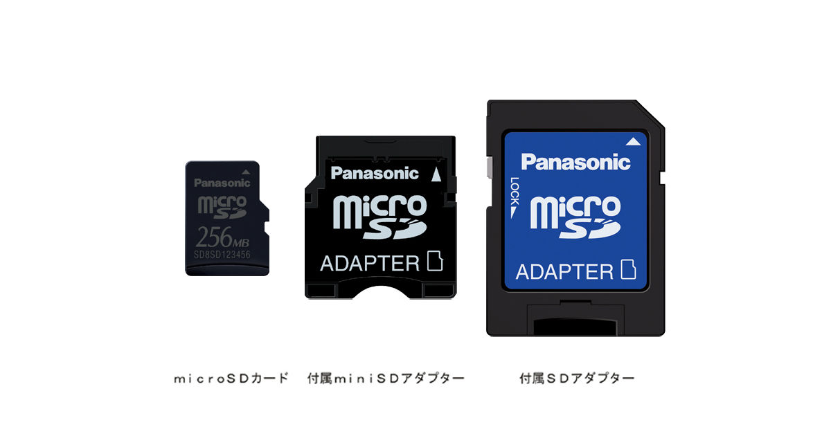 概要 256MB microSDカード RP-SM256BJ1K