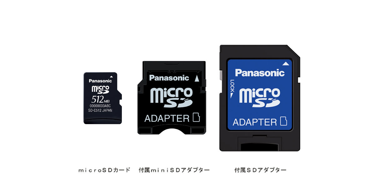概要 512MB microSDカード RP-SM512BJ1K | アクセサリー