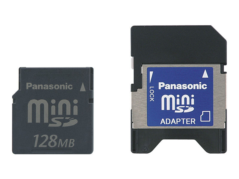 RP-SS128BJ1K 概要 - 128MB miniSDカード | アクセサリー