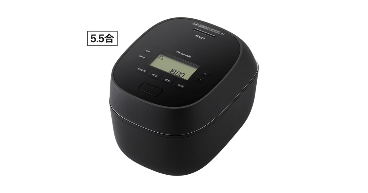 Panasonic　可変圧力IHジャー炊飯器　おどり炊き　普通に炊けます Amazon | パナソニック 炊飯器 5.5合 圧力IH式 Wおどり炊き ルージュ