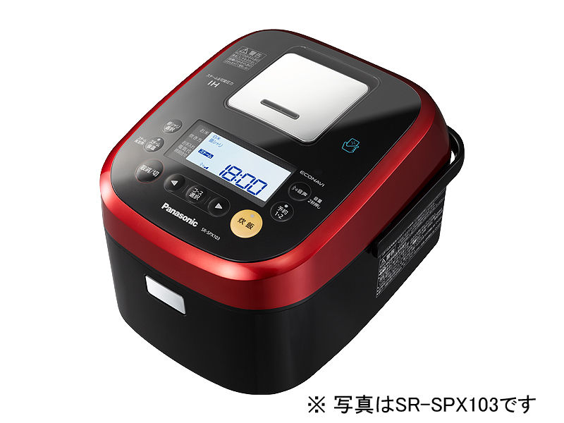 概要 スチーム&可変圧力IHジャー炊飯器 SR-SPX183 | 炊飯器 | Panasonic