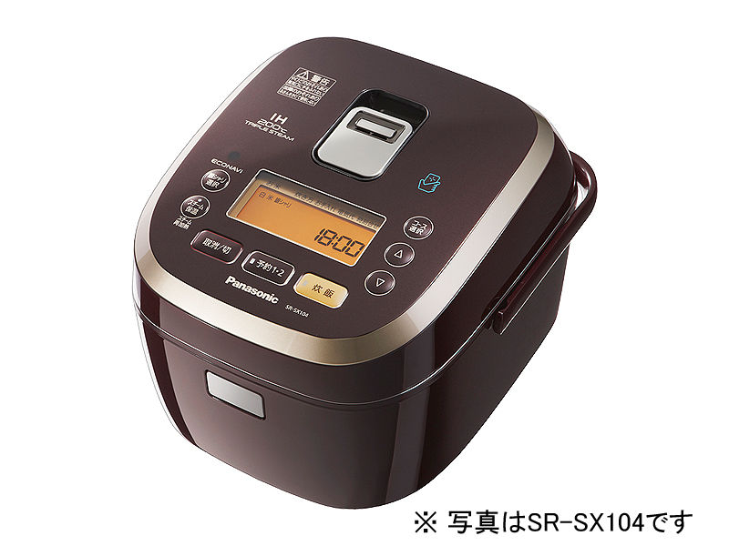 詳細情報 スチームIHジャー炊飯器 SR-SX184 | 炊飯器 | Panasonic