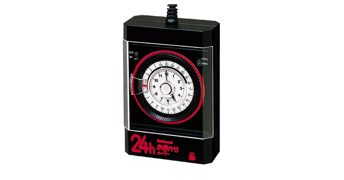 未使用 National 勉強時計 TE-52 赤 箱付 松下電工 未使用 National 勉強時計 TE-52 赤 箱付 松下電工