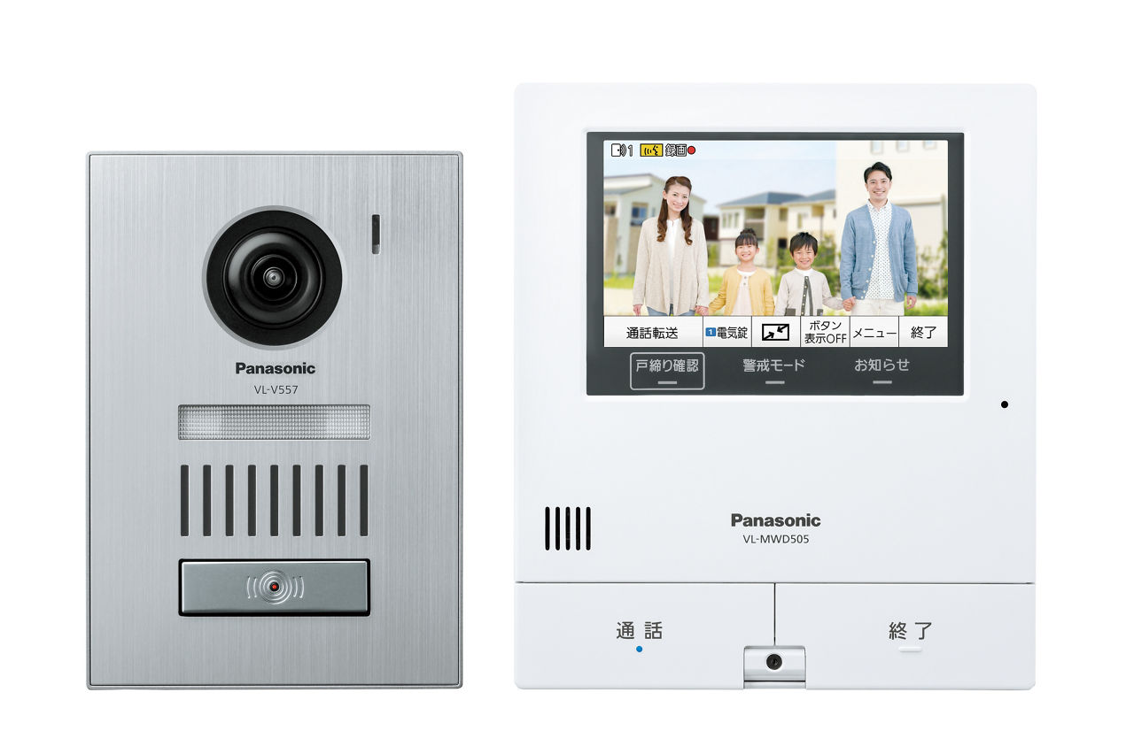 詳細情報 テレビドアホン VL-SVD505KS | インターホン・テレビドアホン | Panasonic