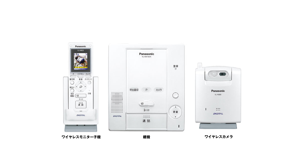 Panasonic VL-V900 デジタルインターホンリモコン ワイヤレステレビドアホン（ワイヤレスモニター） | 若松ガス