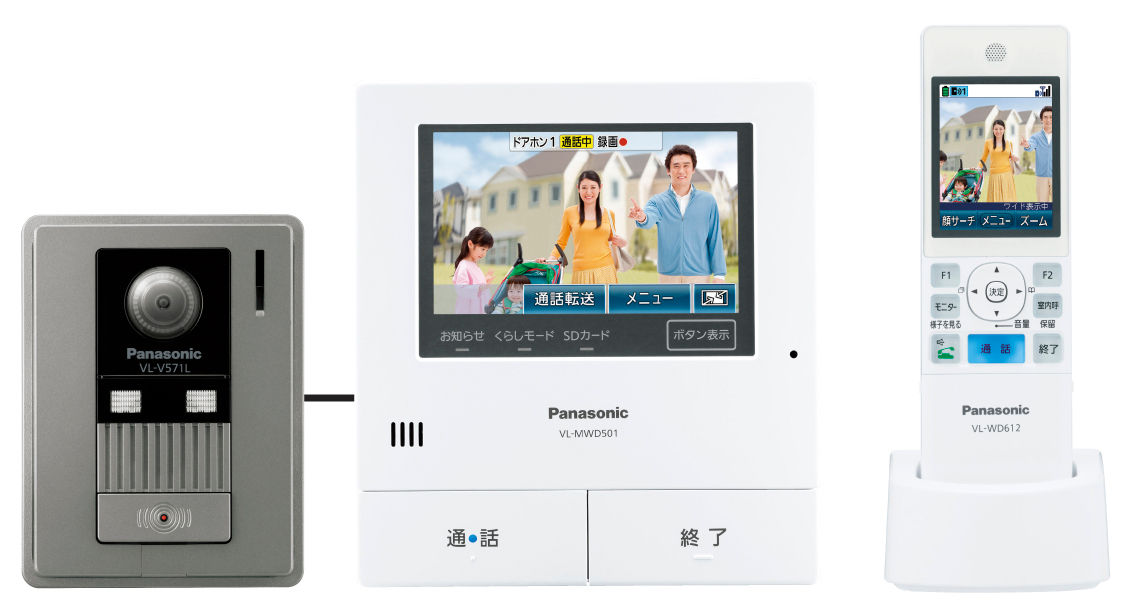 概要 テレビドアホン VL-SWD501KL | インターホン・テレビドアホン | Panasonic