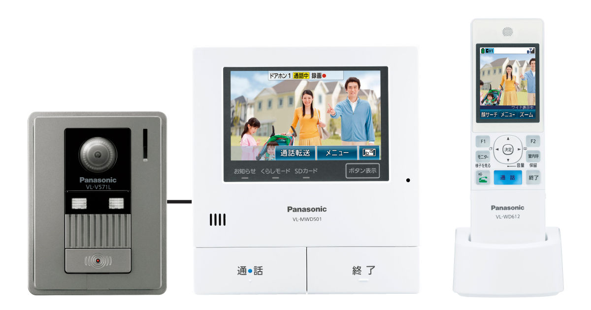 概要 テレビドアホン VL-SWD501KL | インターホン・テレビドアホン | Panasonic