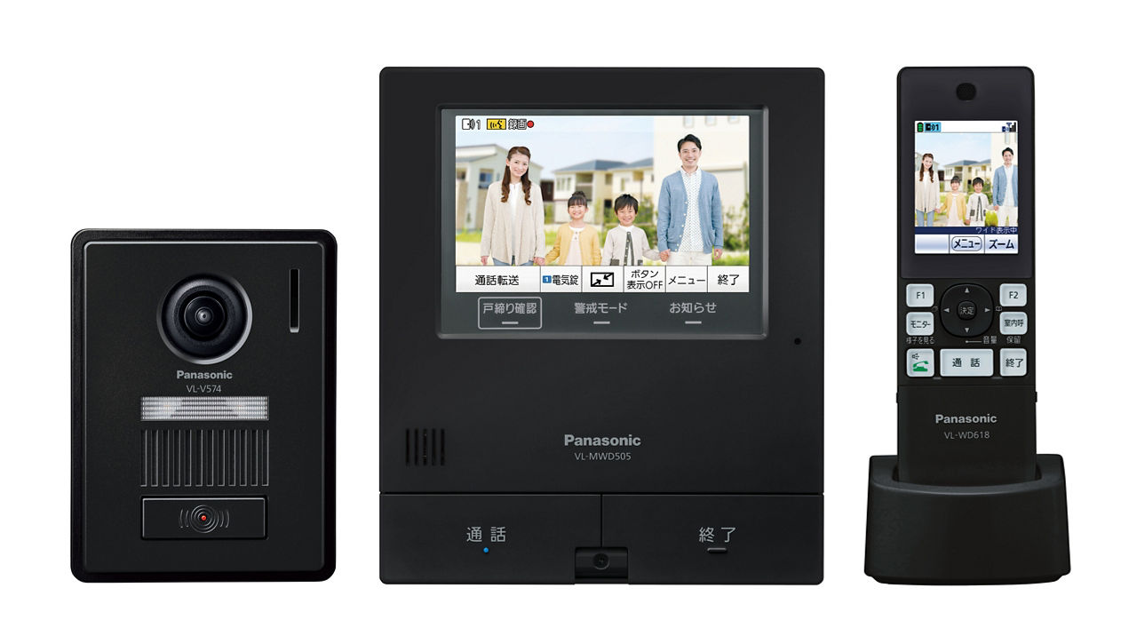 概要 テレビドアホン VL-SWD505KFK | インターホン・テレビドアホン | Panasonic