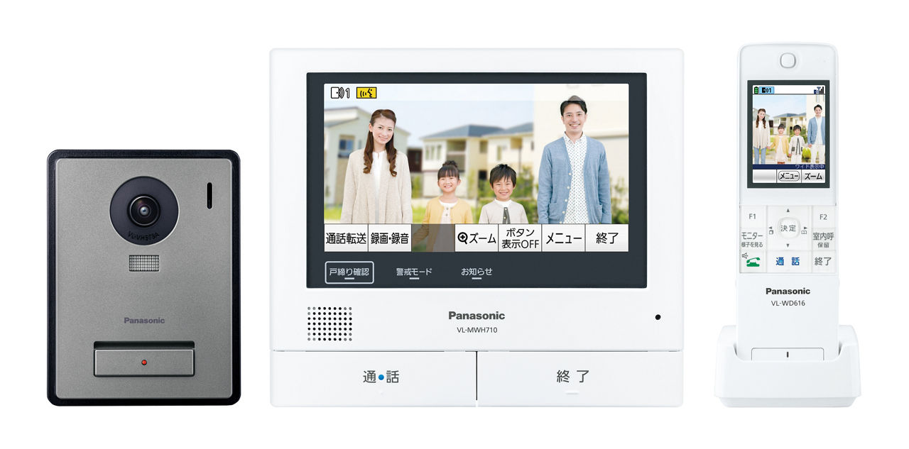 概要 テレビドアホン VL-SWE710KF | インターホン・テレビドアホン | Panasonic