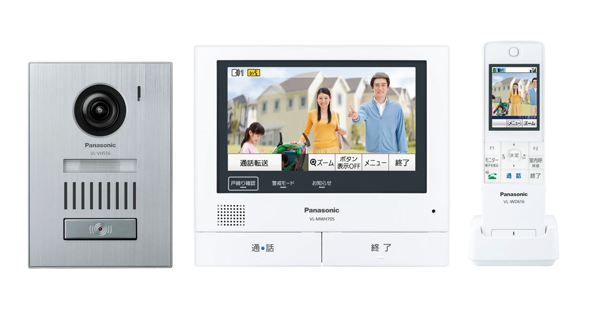 概要 テレビドアホン VL-SWH705KS | インターホン・テレビドアホン | Panasonic