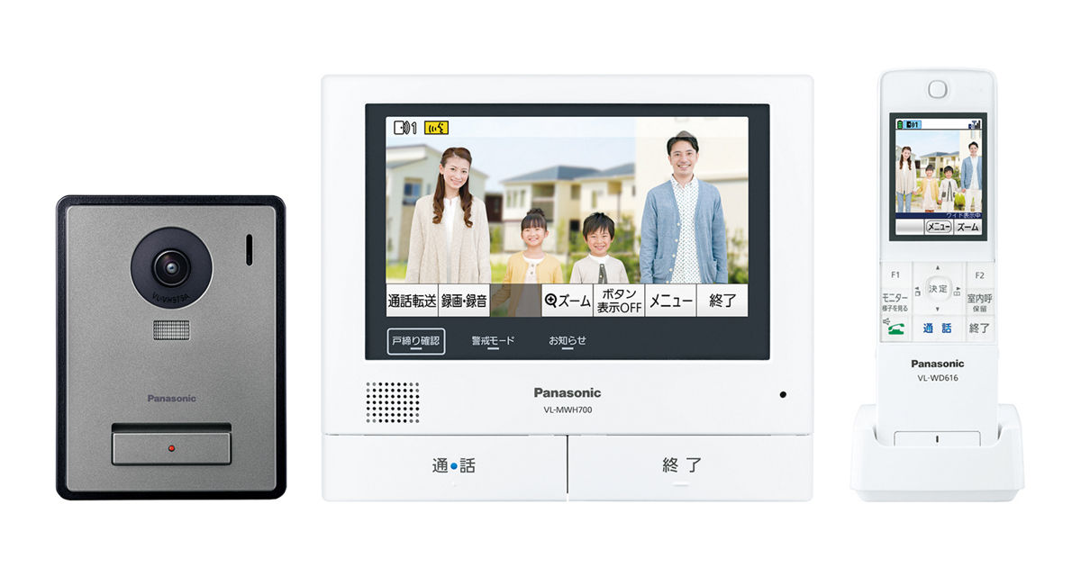 概要 テレビドアホン VL-SWZ700KF | インターホン・テレビドアホン | Panasonic