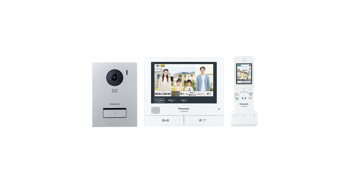 概要 ワイヤレスモニター付テレビドアホン 3-7タイプ(電源 概要 ワイヤレスモニター付テレビドアホン 3-7タイプ(電源